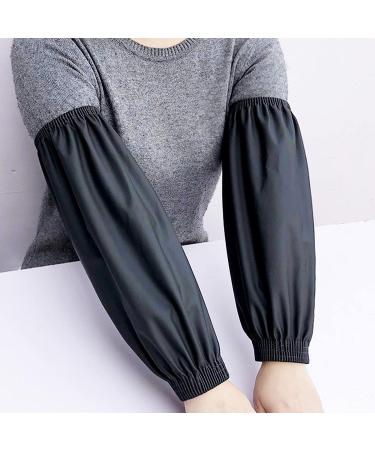Setaria Viridis Waterproof Arm Sleeves Covers - 2 Pair Pu Oversleeves for Cleaning, Dish Washing, and Gardening - Arm Protector Sleeve - Buy Online on GoSupps.com
