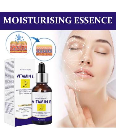 Face Serum - Moisturiser Face Women - Hydrating Serum with Vitamin E - Replenishing Essence Repair Damaged Skin - Improving Reduce Fade Spot Remove Dark Circle - Skincare Rejuvenate Anti-wrinkle Oil - Buy Online on GoSupps.com
