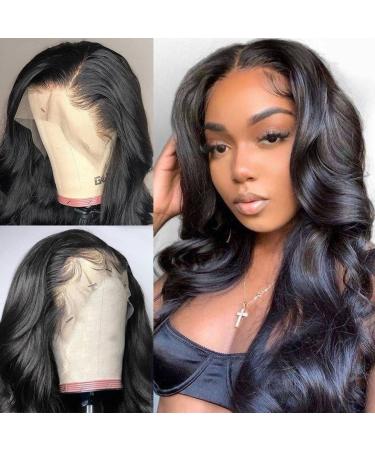 30 Inch Body Wave Lace Front Wig for Black Women - Brazilian Human Hair Pre Plucked 13x4 HD Lace Frontal Wig, Natural Looking Glueless Wig - Buy Online on GoSupps.com