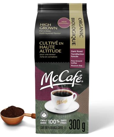 McCafe High Grown Organic Ground Coffee Dark Roast 6X300g Certified Organic For Keurig Coffee Makers High Grown Organic 300 g (Pack of 6) - Buy Online on GoSupps.com