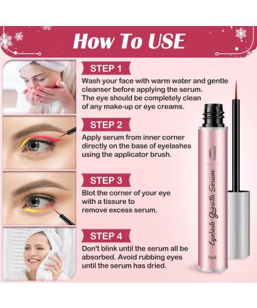 S Rum De Croissance Des Cils Lash Serum Professionnel De Croissance Des Cils Et Des Sourcils Nouvelle Formule S Rum De Croissance Des Naturels Pour La Croissance-5ML - Sans Irritation - Buy Online on GoSupps.com