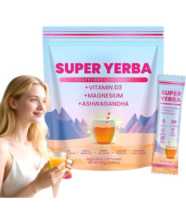 mother Yerba Magic Tea 30 Packs Yerba Magic For Weight Loss Metabolic Tea Raspberry Natural Plants Mate Tea Dietary Supplement Powder for Intestinal Health - Buy Online on GoSupps.com