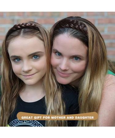 MODSIGHT Braided Headband for Women - Non-Slip Synthetic Hair Twist Braid Band (Brown) - Hairpiece for Girls - Buy Online on GoSupps.com