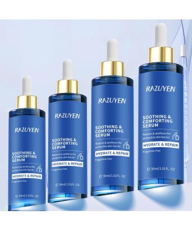 Soothing & Comforting Face Serum - Repair & Moisturize Skin with Panthenol & Gentiana Scabra Extract | 1.01 FL OZ - International Shipping Available - Buy Online on GoSupps.com