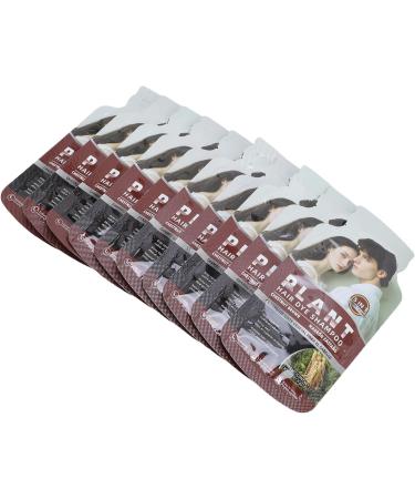  LUCKDANO No Damage Brown Bubble Hair Shampoo for Gray Hair Coverage 30ml x 10 - Buy Online on GoSupps.com