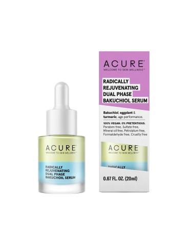 Acure Radically Rejuvenating Dual Phase Bakuchiol Serum 0.67 fl oz (20 ml)