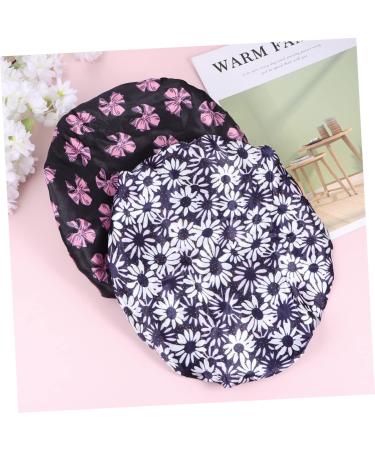 DOITOOL 2pcs Women Swim Cap Hats | Elastic Shower Caps for Bathing & Hair Salon | Miss Dry Towel | Assorted Colors - Buy Online on GoSupps.com