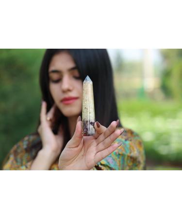 Jet Healing Crystal Wand - Orgonite Crystal Points for Reiki Healing | Spiritual Gifts & Crystal Grid Supplies - Buy Online on GoSupps.com