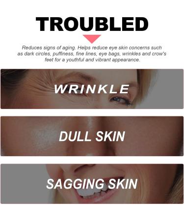 Eye Stick Reduces Wrinkles Saggy Skin Puffy Eyes Retinol Eye Cream for Dark Circles Puffiness Under Eye Bags Fine Lines Wrinkles - Buy Online on GoSupps.com