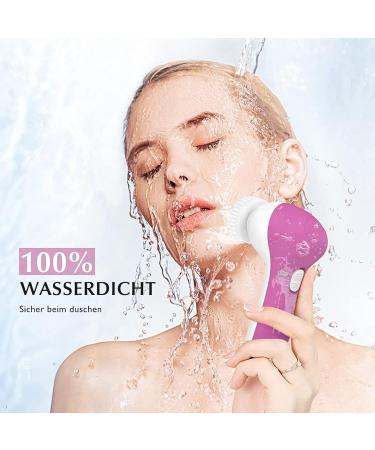 Coslus Electric Face Cleansing Brush - IPX7 Waterproof 7 Brush Heads for 360 Deep Cleansing - Buy Online on GoSupps.com