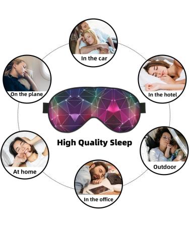 Red Galaxy Constellation Sleep Mask | Adjustable & Breathable Eye Mask for Comfortable Sleep - International Shipping Available - Buy Online on GoSupps.com