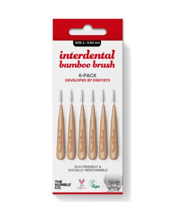 The Humble Co Interdental Brush Bamboo Size 2 1 piece - Buy Online on GoSupps.com