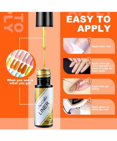 ERARROW 30 Pcs Gel Nail Polish Set Nail Polish 24 Colors Popular Nail Art Colors UV LED Soak Off Nail Gel Kit with Glossy & Matte Top Coat Base Coat and Painted Gel - Buy Online on GoSupps.com