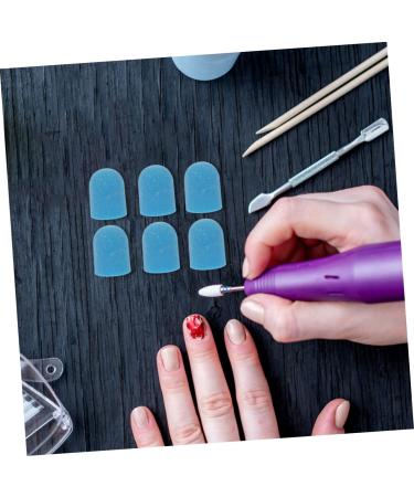 VINTORKY 1 Set Nail Color Sand Cap Power Tools Electric Nail File Nail Tools Nail Drill bit Cap Nail Polisher Sand caps Polishing Burr Caps Manicure Tool Nail Polisher Caps Grinding Head 2x1.5cm - Buy Online on GoSupps.com