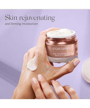 EXUVIANCE AGE REVERSE + Rebuild-5 Antiaging Moisturizer Cream 1.7 oz with Shea Butter, Glycerin, Vitamin E, Peony Botanical, PHA, Aminofil & MicroDiPeptide229 - Buy Online on GoSupps.com