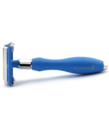JAG Shaming Luxurious Butterfly Motif Razor - Perfect Clean Shave for Men & Women - Blue Handle Beard & Mustache Grooming Tool - Buy Online on GoSupps.com