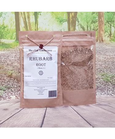 Health Embassy Racine de Rhubarbe Tisane | Rheum L | Rhubarb Root (100g) - Buy Online on GoSupps.com