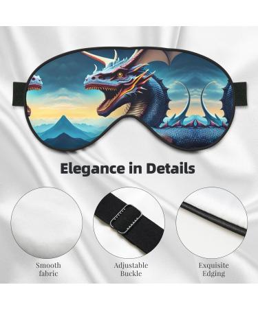 Roaring Dragon Eye Mask - Soft Adjustable Sleep Mask for Men & Women | International Shipping - Buy Online on GoSupps.com