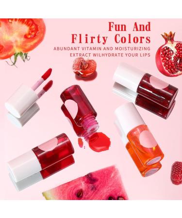 Mini Lip Stain Waterproof Lip Tint 3 in 1 Lip and Cheek Tint Mini Liquid Lipstick Moisturizing and Hydrating for Cheeks and Eyes (Apple 7.1ml) - Buy Online on GoSupps.com