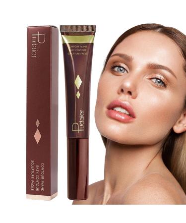 Contours Beauty Wand | Long Lasting Contours Stick with Cushion Applicator Liquid Contours Stick Blendable Waterproof Body Face Contouring Makeup Sritob 02