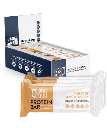 EXO Prebiotic Protein Bars, Variety Pack, 12 Count, 14g Protein, B12, Gut Heath, Sustainable | Gluten Free, Dairy Free, Low Sugar, Low Carb, Non-GMO | Vegetarian, Paleo | Vitamins, Sustained Energy