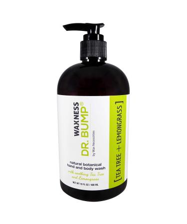 Waxness Dr. Bump Natural Botanical Hand and Body Wash with Tea Tree and Lemongrass 16 fl oz 480 ml