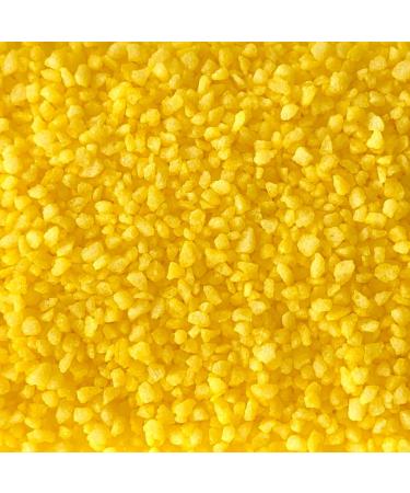 Lemon Yellow Sugar Crunch Sprinkles - 35g of Edible Lemon Flavour Cake Toppers or Cupcake Decorations