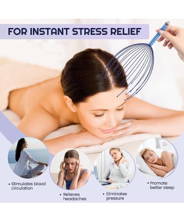 20 Fingers Scalp Stress Relax Massager Head Scratcher Massager Scalp Massager Tool 1 Pack Acupuncture Point Massager Deep Relaxation and Better Sleep - Buy Online on GoSupps.com