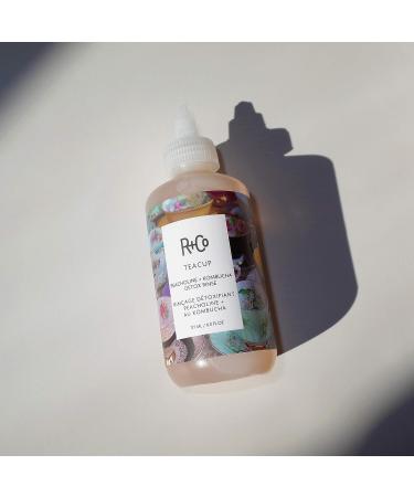 R+Co Teacup Peacholine + Kombucha Detox Rinse 6 oz - Adds Shine, Preserves Hair Color, Vegan & Cruelty-Free - Buy Online on GoSupps.com