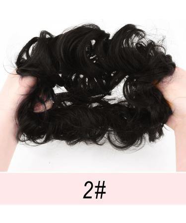 Vlasy Messy Bun Hair Piece 60g 2# for Women - Curly Wavy Scrunchies Bun Extensions - Buy Online on GoSupps.com