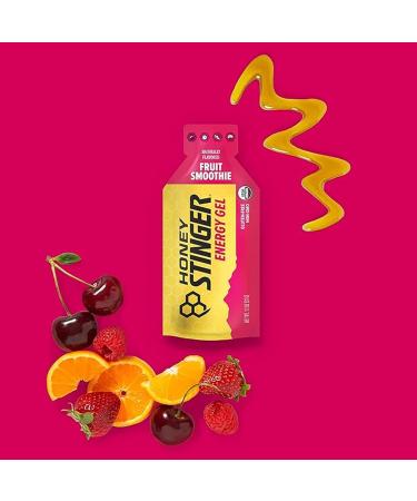 Honey Stinger Organic Fruit Smoothie Energy Gel Gluten Free & Caffeine Free for Exercise Running and Performance Sports Nutrition for Home & Gym Pre and Mid Workout 12 Pack 13.2 Ounce Fruit Smoothie 1.1 Ounce (Pack o  - Buy Online on GoSupps.com