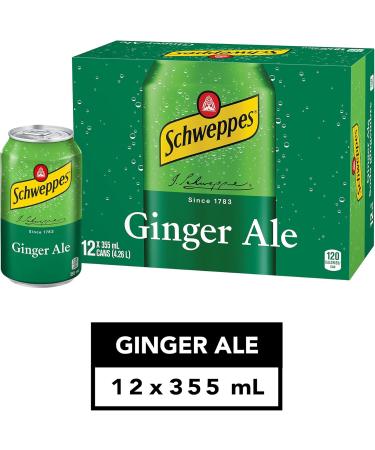 Schweppes Ginger Ale 355 mL Cans 12 Pack - Buy Online on GoSupps.com