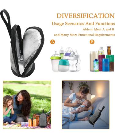 JOFOL BABE-Bottle Bag Breastmilk Cooler Bag - Insulated Travel Baby Bottle Cooler for Daycare (Gray Standard) - Buy Online on GoSupps.com