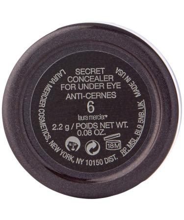 Laura Mercier Secret Concealer No.6 - 0.08 oz | Women's Makeup | Full Coverage Formula - Buy Online on GoSupps.com