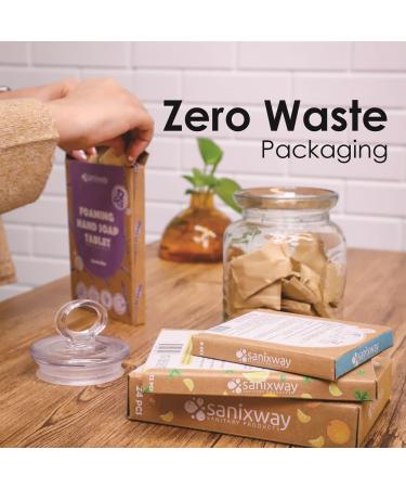 Hand Soap Refill Tablets - Eco-Friendly Zero Waste - 48 Oz Foaming Soap Equivalent - Cleanses Moisturizes & Reduces Waste - 6 Pack - Buy Online on GoSupps.com
