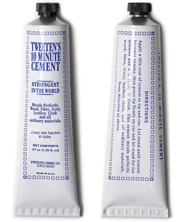 Tweeten 10 Minute Cement Billiard Pool Cue Tip Glue - 37ml/1.25 fl oz - Buy Online on GoSupps.com