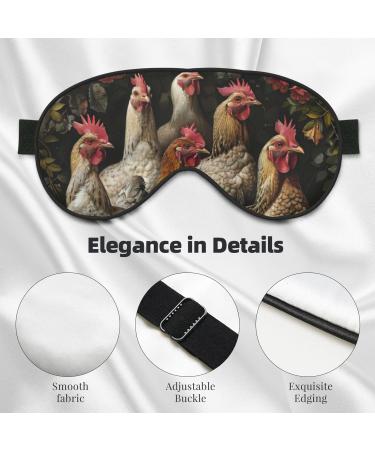 SSIMOO Adjustable Chickens Sleep Mask - Breathable Fashionable Eye Mask for Comfortable Sleep - International Shipping - Buy Online on GoSupps.com