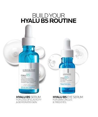 La Roche-Posay Hyalu B5 Eye Serum with Hyaluronic Acid & Caffeine for Dark Circles Hydrating Serum for Dark Circles and Wrinkles with Roller Ball Applicator Replumps Under Eye Fragrance Free - Buy Online on GoSupps.com