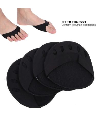 Buy 2 Pairs Cotton Soft Forefoot Cushions - Pain Relief Bale Pads for High Heels - 3.3x3.3 Inches Black - Buy Online on GoSupps.com