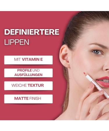 Flirt Matt Lip Liner - Long-Lasting Waterproof Lip Liner in 106 Delicate Pink | Shop Internationally - Buy Online on GoSupps.com