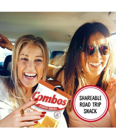 COMBOS Cheddar Cheese Pretzel Snacks - 6.3 oz Bag (Pack of 12) | Crunchy Snack Treats - Buy Online on GoSupps.com