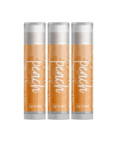 Peach Lip Balm - Set of Three
