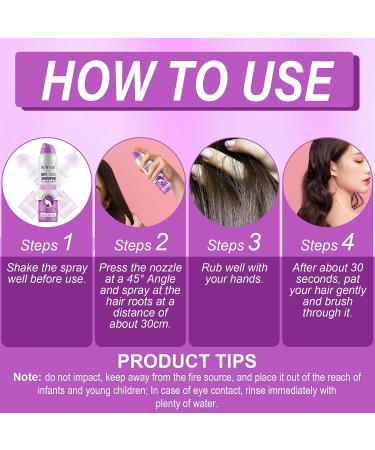 Coconut Oil and Collagen Dry Shampoo - Adds Volume and Shine, Sulfate Free, Cruelty Free - 6.73oz - Buy Online on GoSupps.com