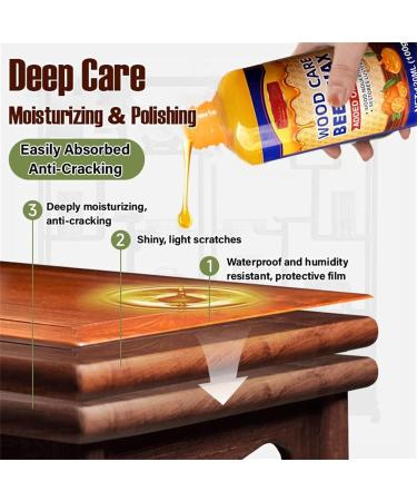Natural Beeswax Orange Oil Wood Conditioner | Wood Care & Furniture Polish | Eco-Friendly Beeswax Spray for Floors - Buy Online on GoSupps.com