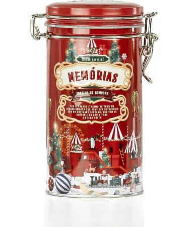 Quinta de Jugais Souvenirs of Portugal Chocolate Box - 100g - Assortment of 2 types of chocolates - Hazelnut cream fillings and milk chocolate fillings - Gourmet product of Portuguese origin