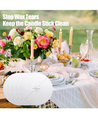 POLG Ear Cleaner Accessories- Ear Candle Protector 24 Pcs Beeswax Candle Drip Protectors Ear Care Candling Protective Disk - Buy Online on GoSupps.com