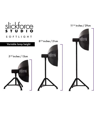 Slickforce Miniature 5W USB Softlight - Reflective Silver Umbrella with Diffuser | Ideal for Toy Photography & Nightlight | Novelty/Toy Light Prop - Buy Online on GoSupps.com
