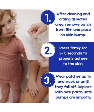 Hydrogel Skin Patches - Smooth Bumps & Hydrate | Dermatologist-Invented | 48 Patches for International Shipping - Buy Online on GoSupps.com