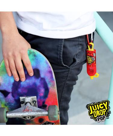 Juicy Drop Pop - 6 Different Fruit Flavours - Display of Individual Lollipops - Fun Candy for Birthdays and Parties Pack of 12 - Buy Online on GoSupps.com