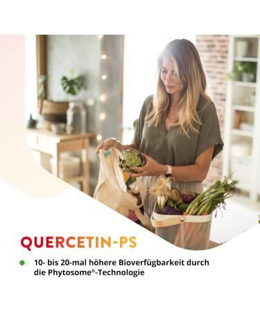 Vital Quercetin PS 100mg - 60 Capsules | Enhanced Bioavailability with Phytosome Technology | Boost Your Health & Immunity - Buy Online on GoSupps.com